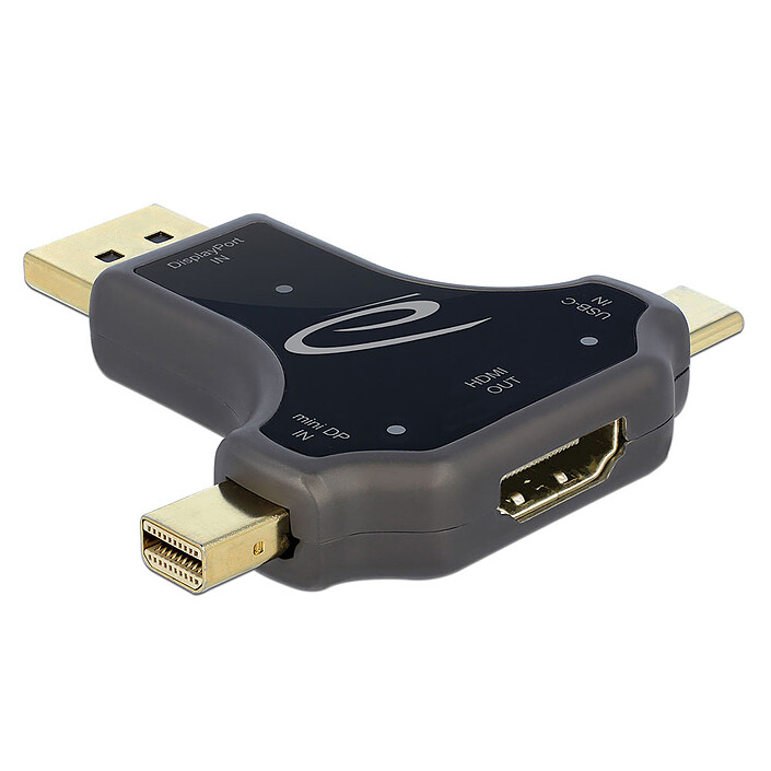 DeLock Adaptateur 3-en-1 vers HDMI 4K - M/F