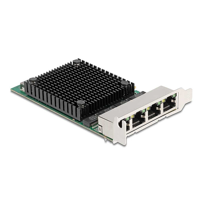 Avis DeLock Carte réseau PCI Express x4 avec 4x Ethernet 2.5 Gbps