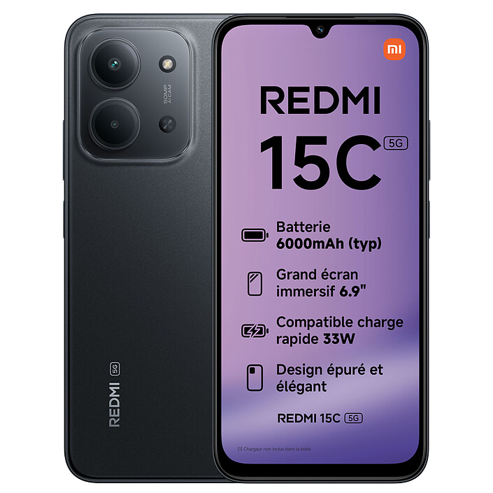 Xiaomi Redmi 15C 5G Black (4GB / 128GB)