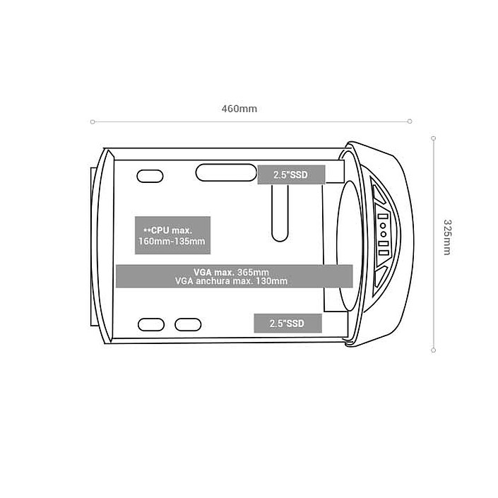 Mars Gaming MC-CYLON (Noir) pas cher