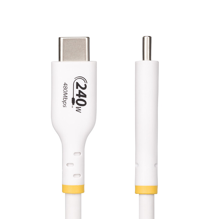 Avis StarTech.com Câble USB-C vers USB-C 2.0 - 240W 5A PD EPR - 3 m - Blanc