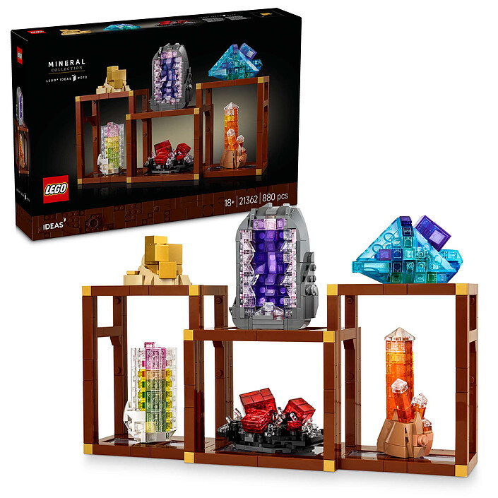 Nota LEGO Ideas 21362 Collezione di minerali