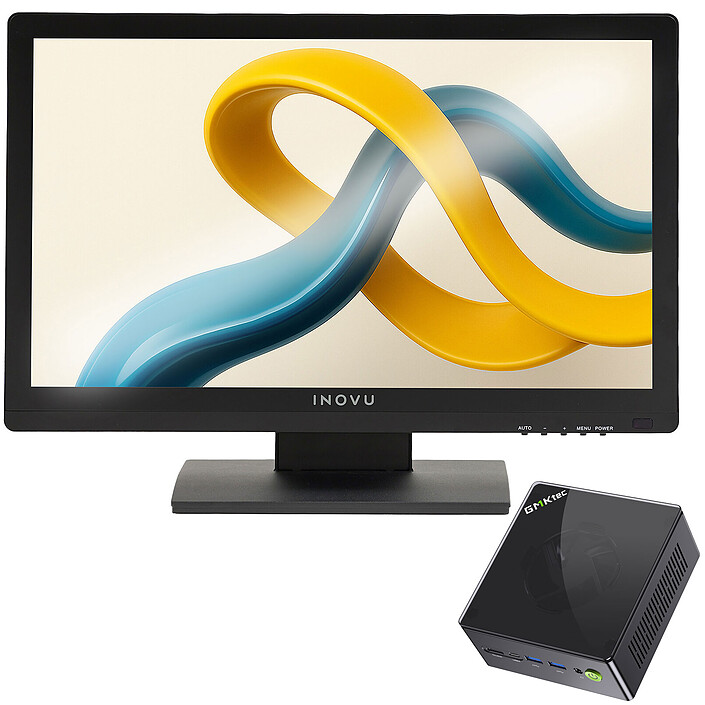 Mini PC Workstation R7-8845HS 32/1024 23.8" Touch W11P