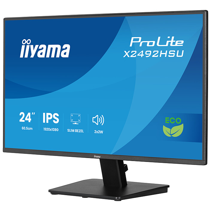 Avis iiyama 23.8" LED - ProLite X2492HSU-B1