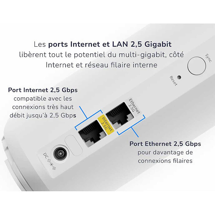 Opiniones sobre Router Netgear Orbi WiFi 7 Serie 370 + 1 Satélite (RBE372)
