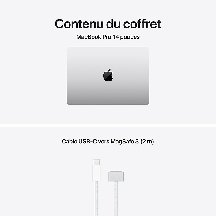 Apple MacBook Pro M5 14" Argent 24 Go/1 To (MDE64FN/A) pas cher