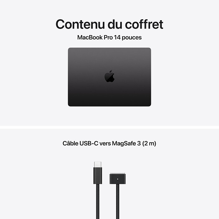Apple MacBook Pro M5 14" Noir sidéral 32 Go/1 To (MDE34FN/A-32GB) pas cher