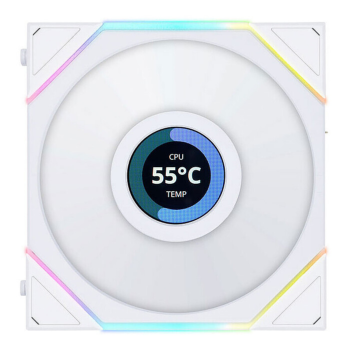 Lian Li Uni Fan TL LCD Wireless 120 Reverse Blade (bianco)