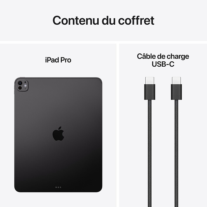 Apple iPad Pro M5 (2025) 13 pouces 1 To  Wi-Fi + Cellular Noir Sidéral (Nano Texture) pas cher