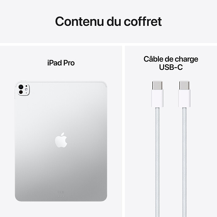 Apple iPad Pro M5 (2025) 13 pouces 256 Go Wi-Fi Argent pas cher