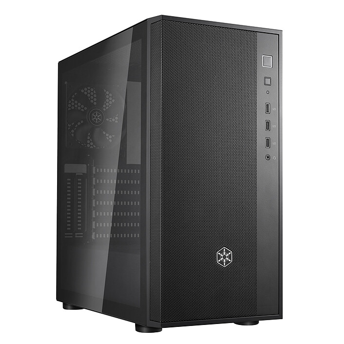 SilverStone FARA R1 Glass V2 (noir)