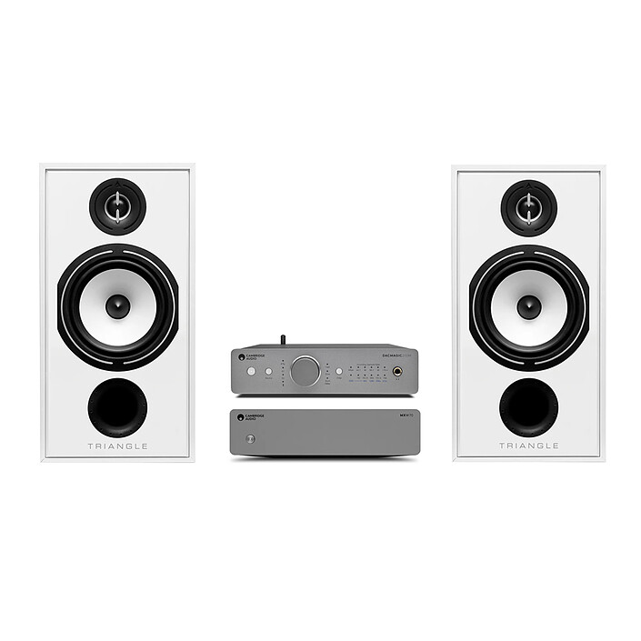 Cambridge MXW70 + DACMagic 200M + Triangle Borea BR04 Blanc