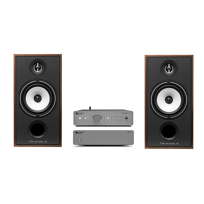 Cambridge MXW70 + DACMagic 200M + Triangle Borea BR04 Châtaignier