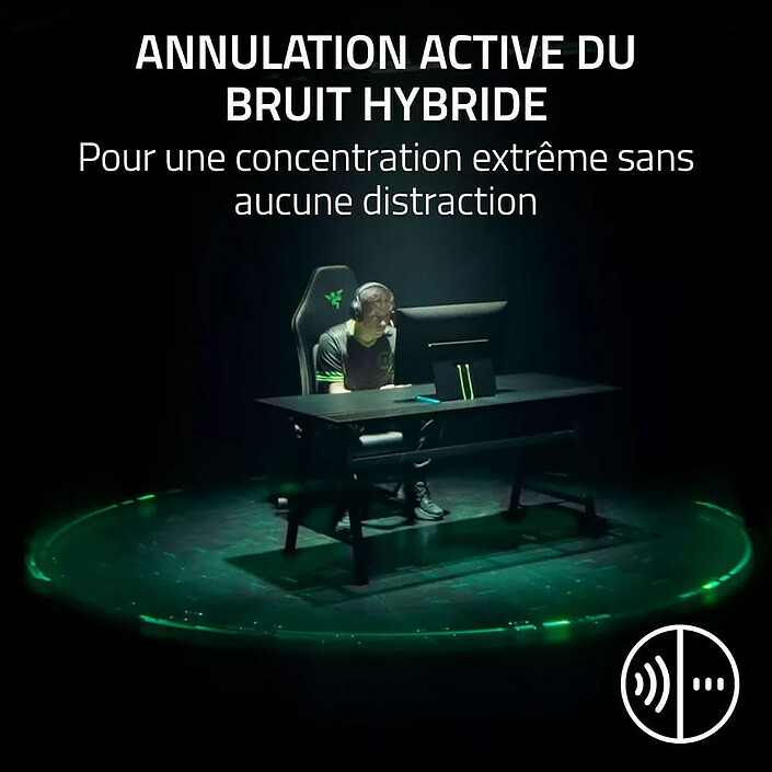 Razer Blackshark V3 Pro for PlayStation (Noir) pas cher