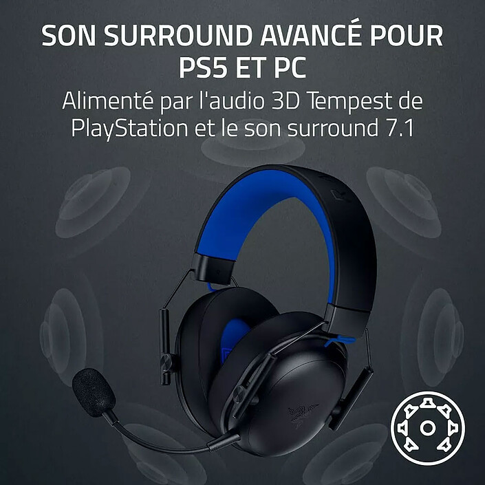 Acheter Razer Blackshark v3 X HyperSpeed for PlayStation (Noir)