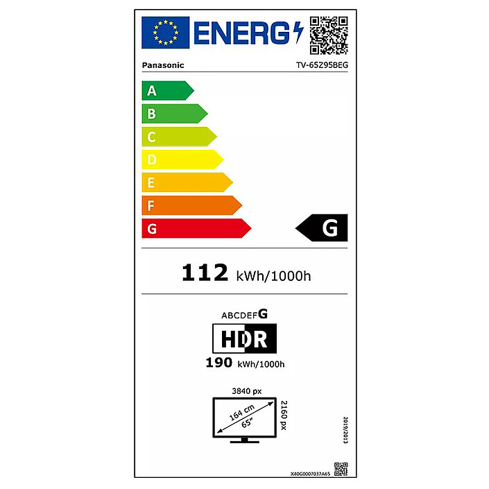 Panasonic 65Z95BEG + Yamaha NS-SW050B Noir pas cher