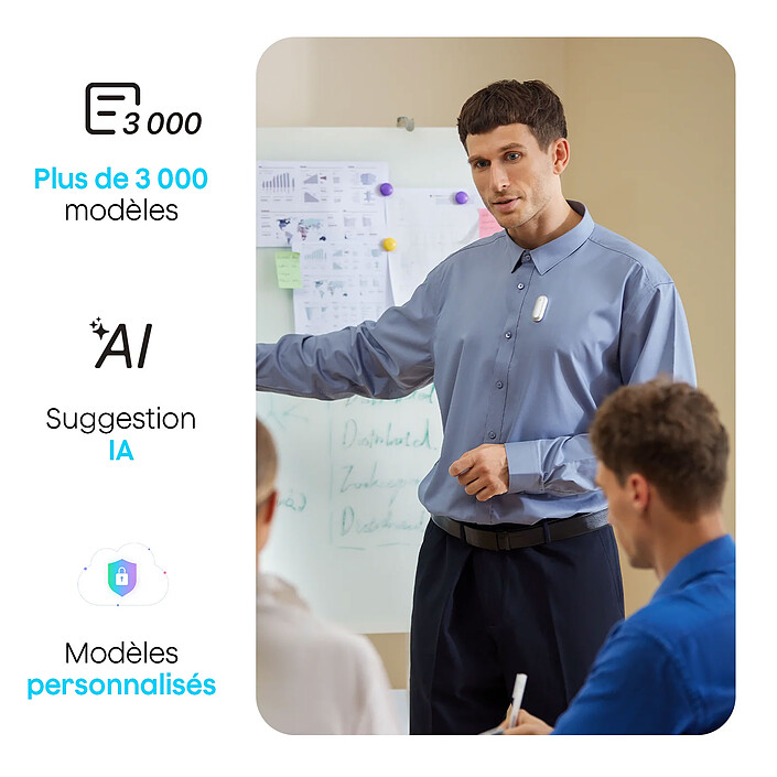 Plaud NotePin Gris Cosmique pas cher