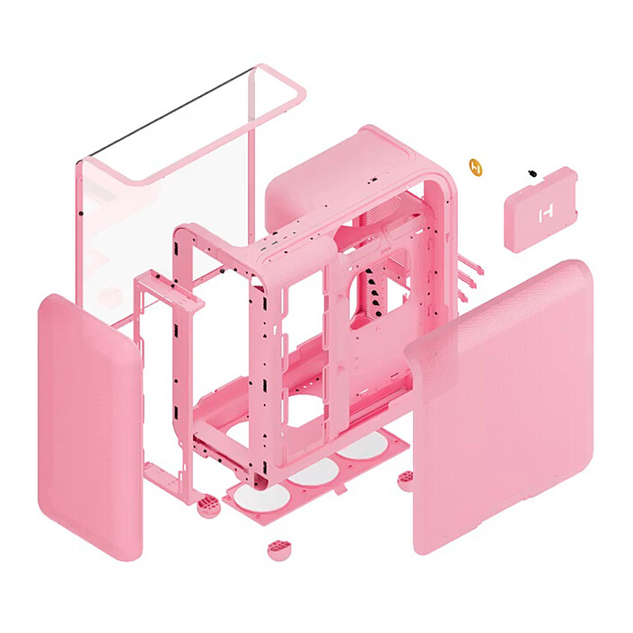 Hyte X50 TG (Rose) pas cher