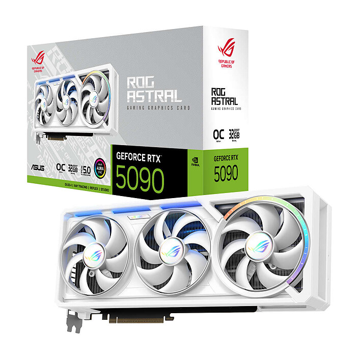 ASUS GeForce ROG Astral GeForce RTX 5090 32GB GDDR7 WHITE OC Edition