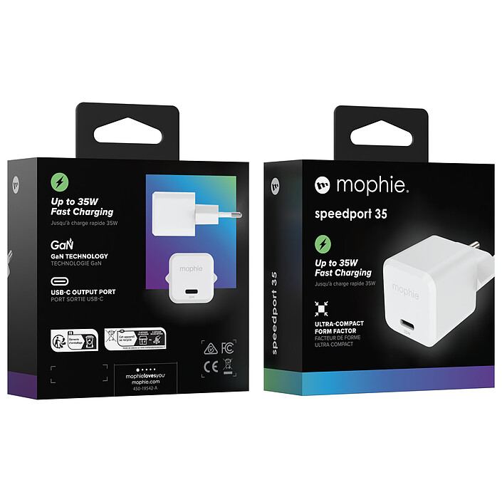 Acheter Mophie USB-C GaN Wall Adapter 35W