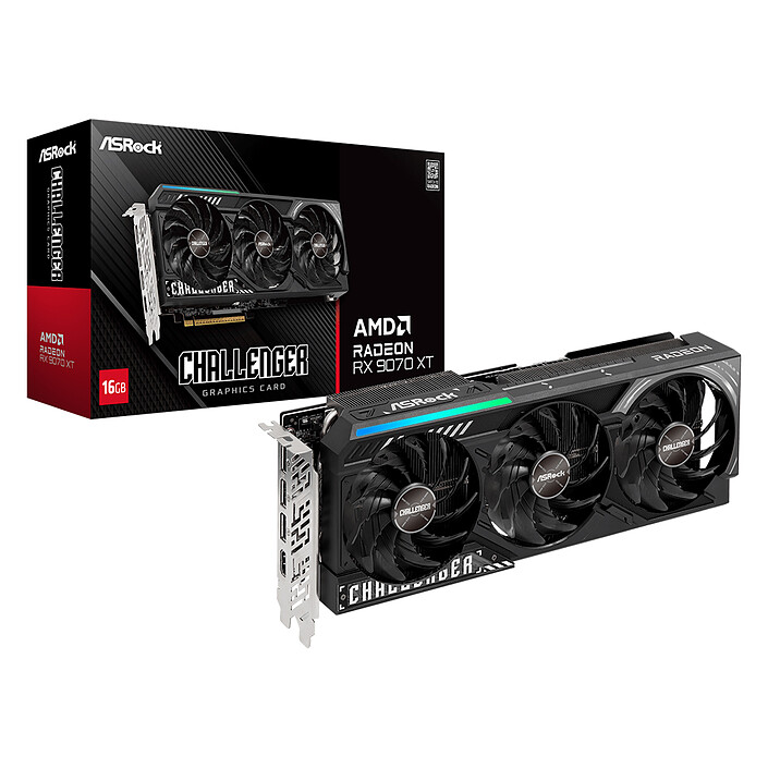 ASRock AMD Radeon RX 9070 XT Challenger 16GB