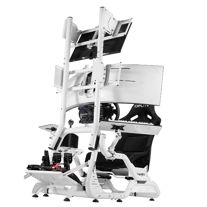 OPLITE GTR S8 Monitor Stand E-Sport (Blanc) pas cher