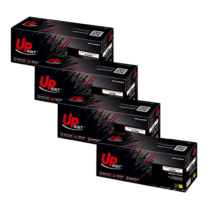 UPrint Multipack 4x cartuchos de tóner Brother TN-249 B.249 compatibles (Multicolor)