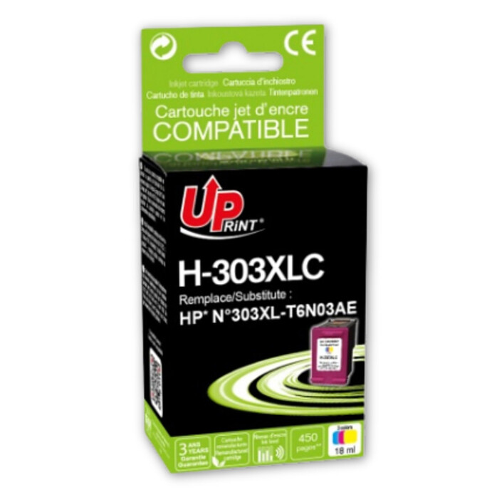 UPrint HP 303XL-T6N03AE Compatible Cartridge (Colour)