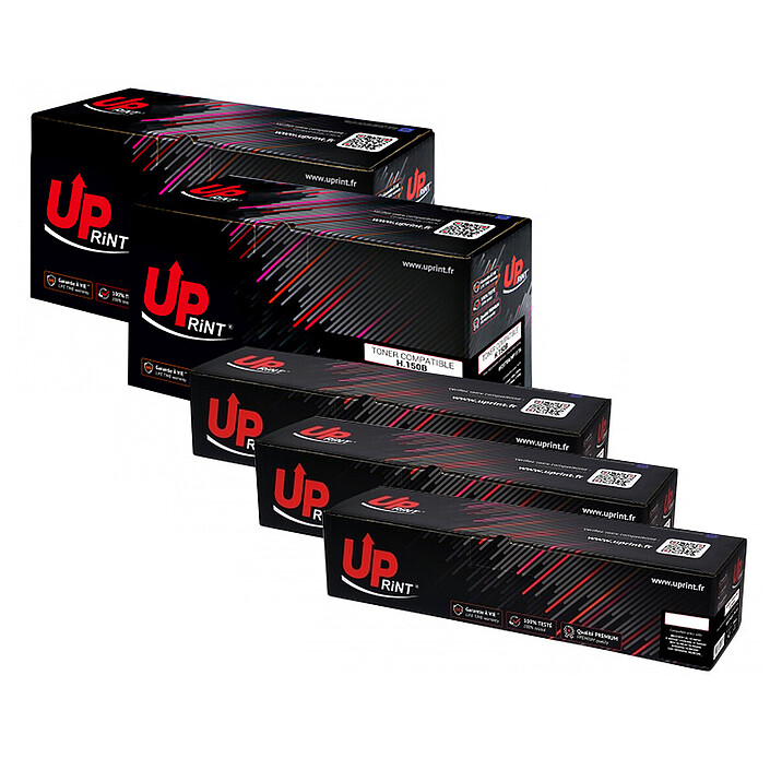 UPrint Multipack Colore 5x toner HP 117A compatibili (2x Nero + 1x Ciano + 1x Giallo + 1x Magenta)