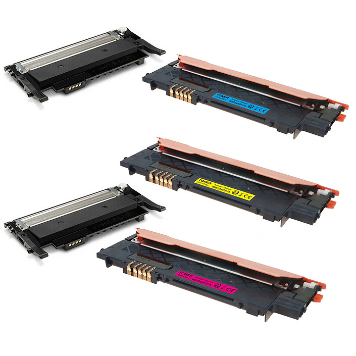 Multipack compatible HP 117A (2x noir, 1x cyan, 1x magenta, x1 jaune)
