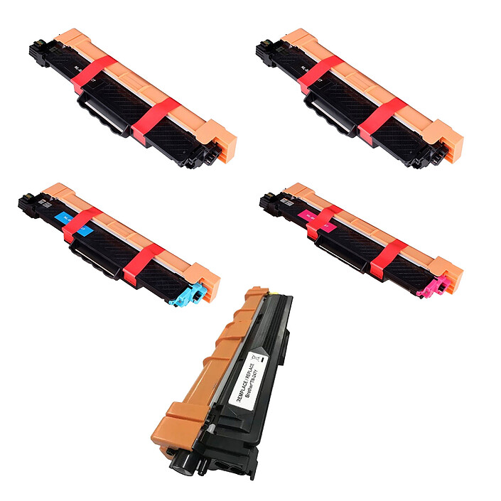 Multipack compatible Brother TN-247 (2x noir, 1x cyan, 1x magenta, 1x jaune)