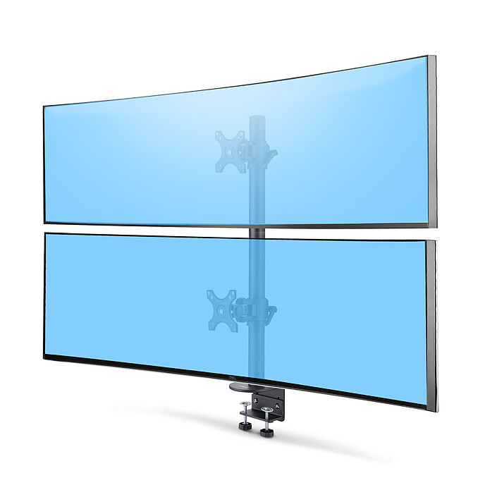 StarTech.com Supporto da tavolo articolato per 2 schermi LCD impilati verticalmente fino a 49" (32:9)