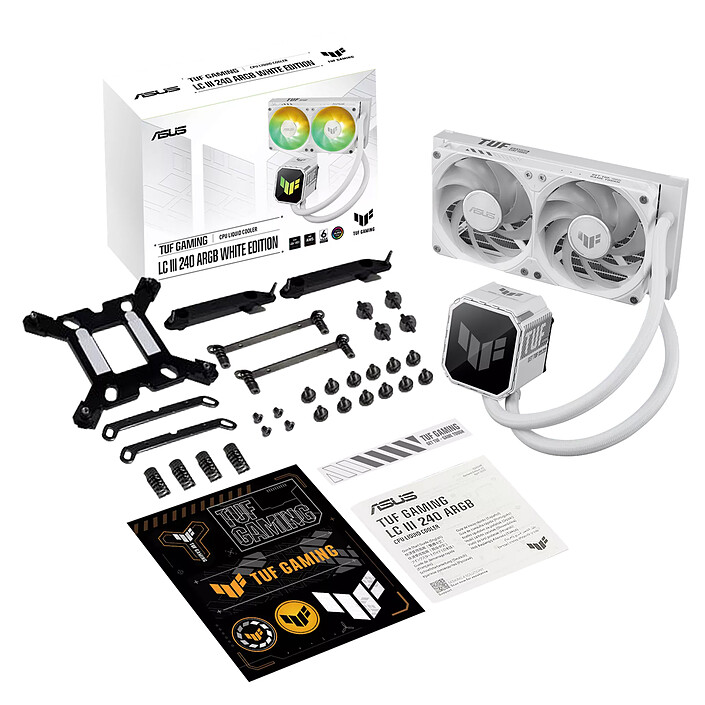ASUS TUF GAMING LC III 240 ARGB - Blanc pas cher
