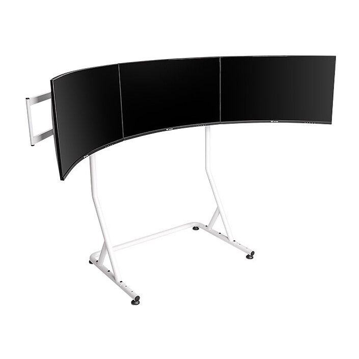 Thermaltake Triple Racing Monitor Stand Pro (Blanc) pas cher
