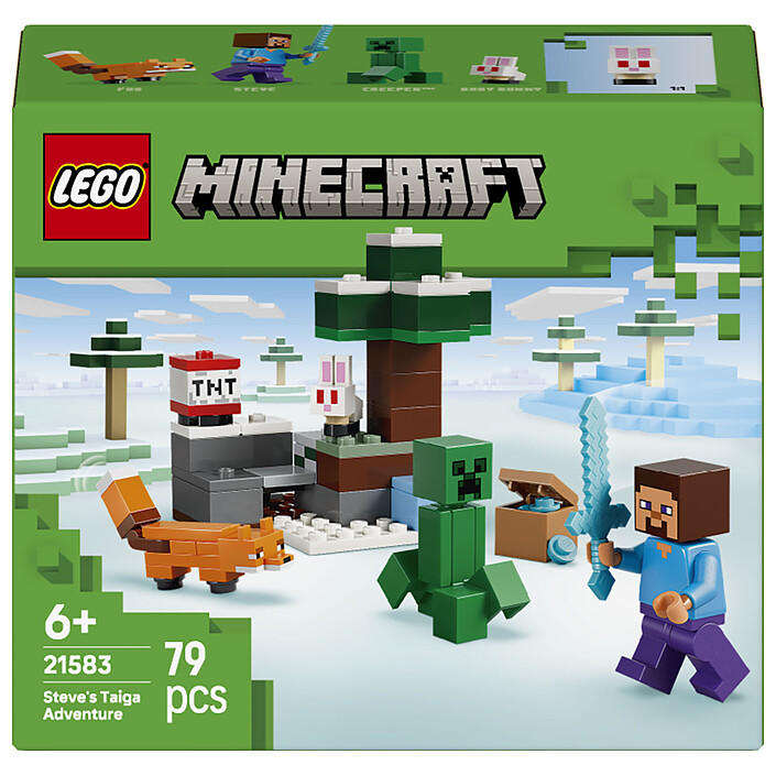 LEGO Minecraft 21583 Le avventure di Steve nella taiga