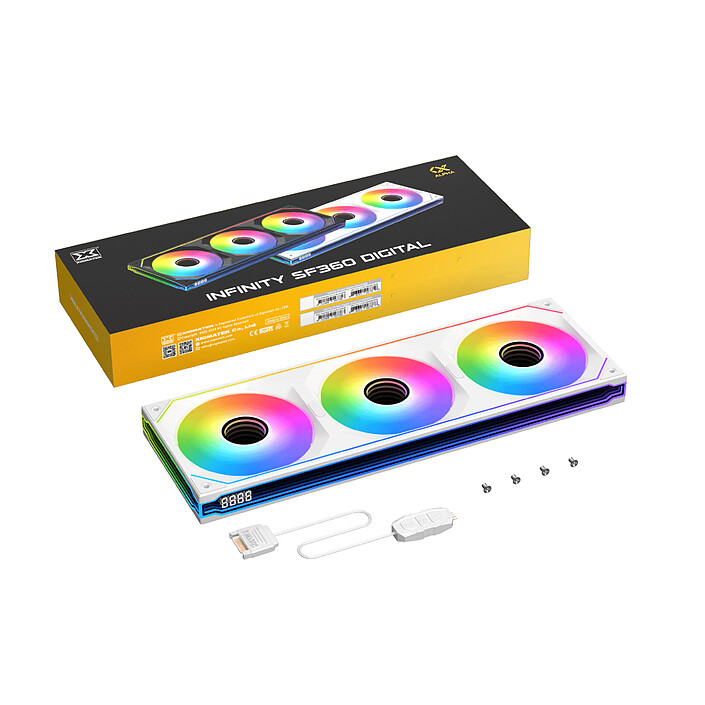 Xigmatek Infinity SF360 Digital (Bianco) economico