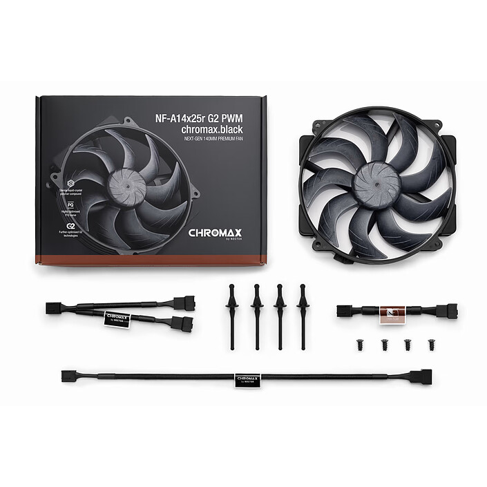 Comprar Noctua NF-A14x25r G2 PWM Chromax Black