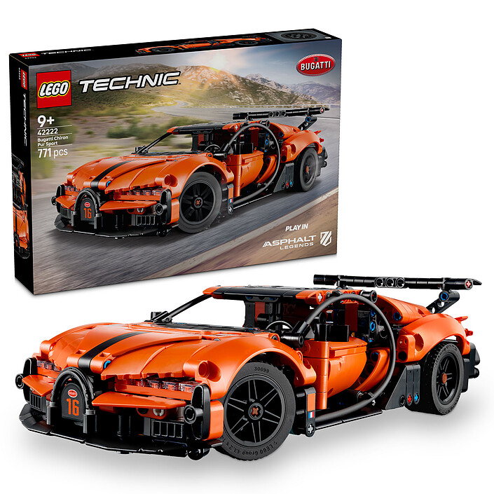 Avis LEGO Technic 42222 Hypercar Bugatti Chiron Pur Sport