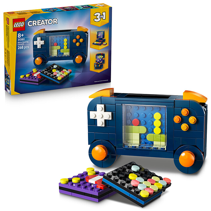 Review LEGO Creator 31380 3-in-1 Retro Gaming Console