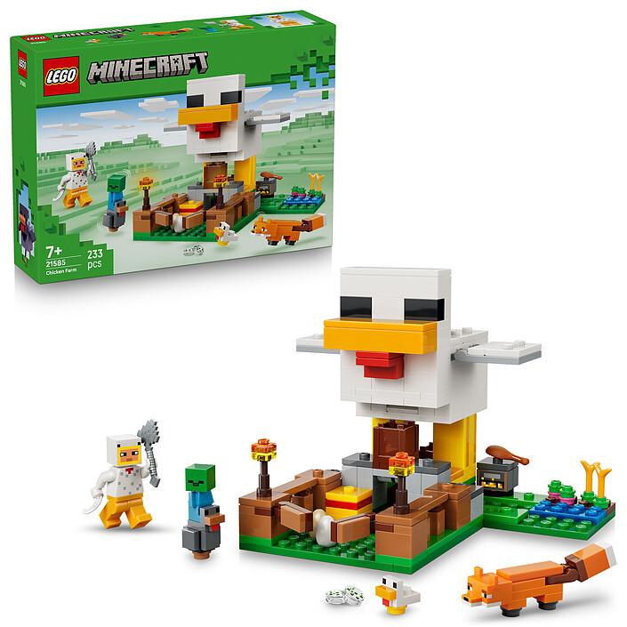 Nota LEGO Minecraft 21585 La fattoria dei polli