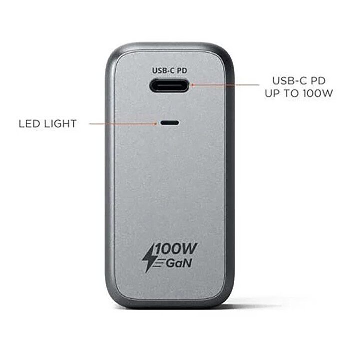 Caricatore da muro SATECHI 100W USB-C PD GaN Space Gray (grigio) economico