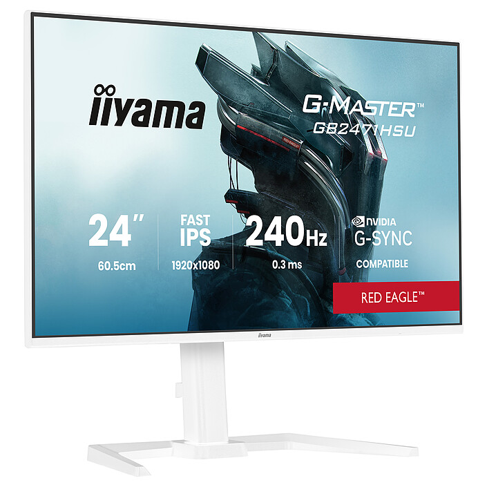 Avis iiyama 23.8" LED - G-Master GB2471HSU-W1 Red Eagle