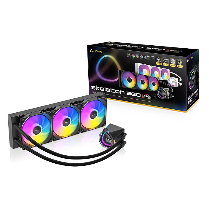cheap Antec Squeleton 360 ARGB Black
