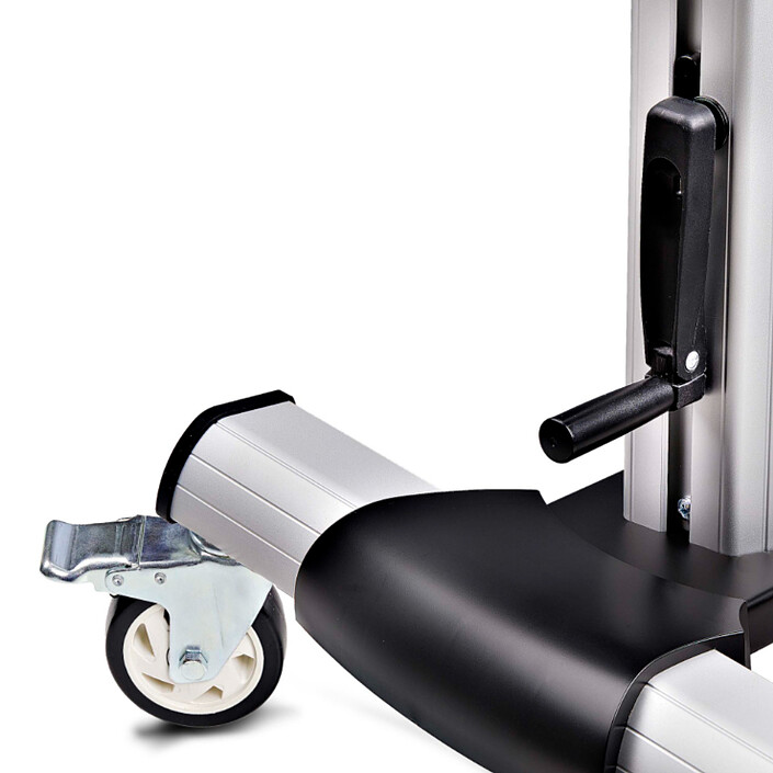 StarTech.com Support chariot à roulettes pour TV de 60" à 100" avec 2 étagères pas cher