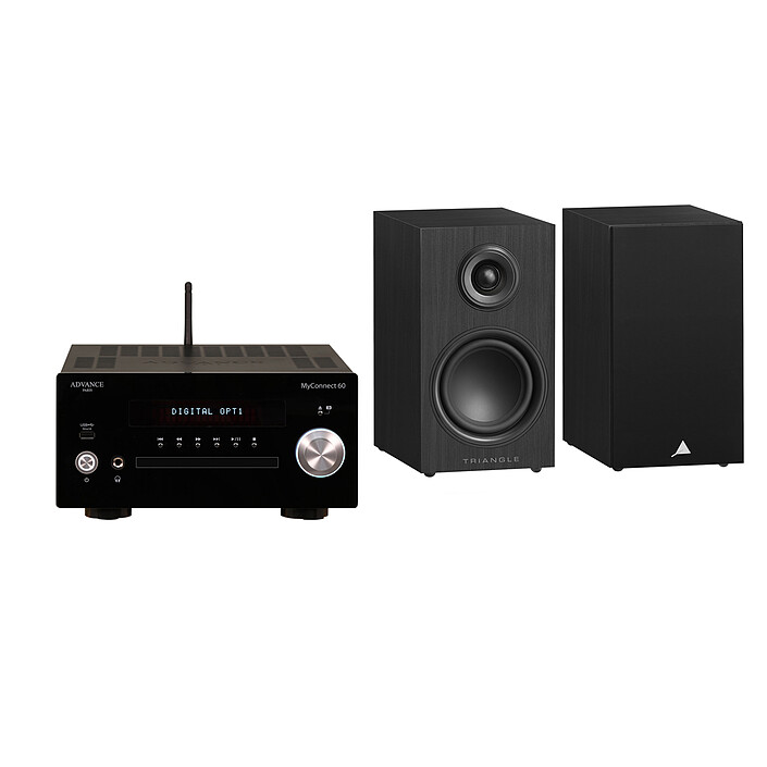 Advance Paris MyConnect 60 Noir + Triangle Elara LN01 Noir