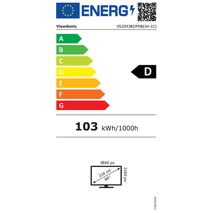 ViewSonic IFP8634 pas cher