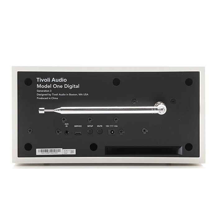 Acheter Tivoli Audio Model One Digital Gen 3 Blanc/Argent