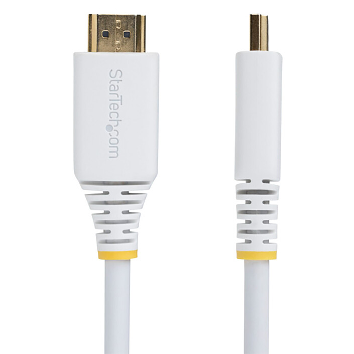 Avis StarTech.com Câble HDMI 2.0 Certifié Premium haut débit 18Gbps 4K 60Hz de 1.8 m Blanc