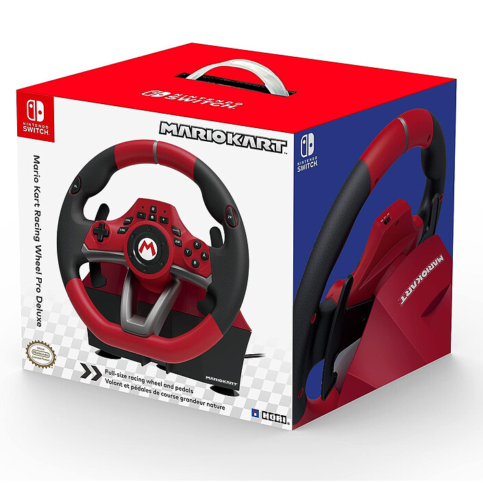 Hori Mario Kart Racing Wheel Pro Deluxe Nintendo Switch pas cher