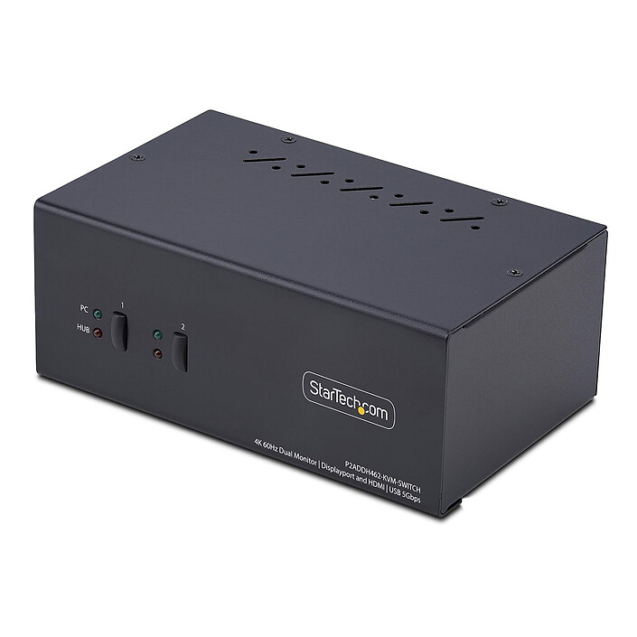 StarTech.com KVM DisplayPort HDMI 2 ports (P2ADDH462-KVM-SWITCH)